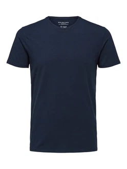SELECTED HOMME T-Shirt NEW PIMA navy