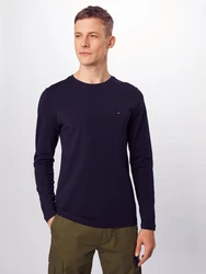TOMMY HILFIGER Shirt STRETCH SLIM FIT LONG SLEEVE navy/rot/wei