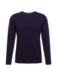 TOMMY HILFIGER Shirt STRETCH SLIM FIT LONG SLEEVE navy/rot/wei