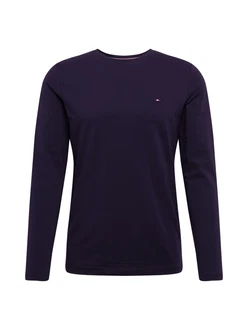 TOMMY HILFIGER Shirt STRETCH SLIM FIT LONG SLEEVE navy/rot/wei