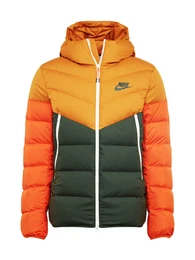 Steppjacke senf / dunkelgrün / orange