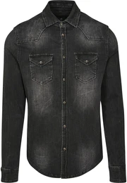 Hemd 'Riley' black denim