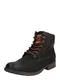 TOM TAILOR Schnürstiefel schwarz