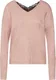 VERO MODA Svetr ''''VMRANA LS V-NECK LACE BACK BLOUSE BOO BF''''  růžová