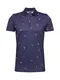BURTON MENSWEAR LONDON Poloshirt ''''navy aop bird polo'''' navy