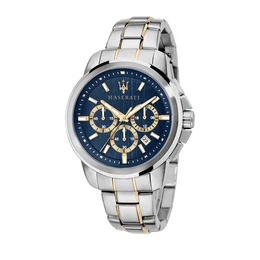 Uhr gold / grau / silber