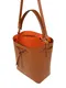 Lauren Ralph Lauren Vrečasta torba ''''DEBBY''''  rjava / oranžna