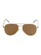 PUMA Sonnenbrille ''''PU0160S-005 57'''' hellbraun / gold