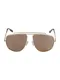 PUMA Sonnenbrille ''''PU0188S-005 59'''' hellbraun / gold