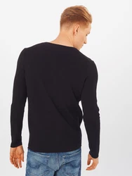 TOM TAILOR Denim Pullover schwarz