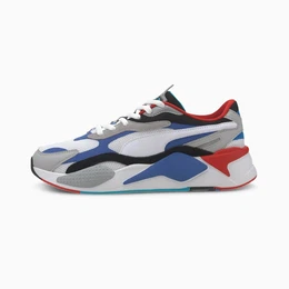Sneaker ''''Puzzle'''' rot / blau / grau