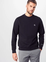 Calvin Klein Jeans Sweatshirt 'Essential' schwarz/weiß