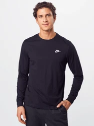 Nike Sportswear Shirt Club MEN'S LONG-SLEEVE T-SHIRT schwarz/wei