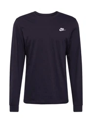 Nike Sportswear Shirt Club MEN'S LONG-SLEEVE T-SHIRT schwarz/wei