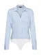 VERO MODA Halenkové body 'ERIKA'  světlemodrá / bílá