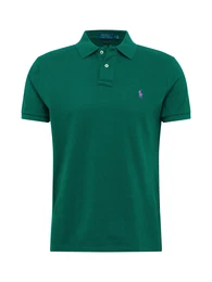 Poloshirt dunkelgrn / lila
