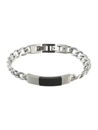 Armband schwarz / silber