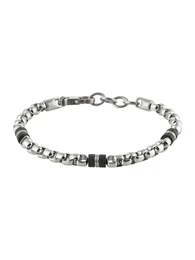 Armband schwarz / silber