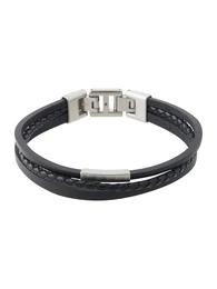 Armband schwarz / silber