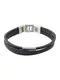 FOSSIL Armband schwarz / silber