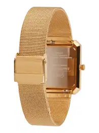 Analogni sat 'Grace Gold Mesh' zlatna / crna