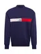 Tommy Jeans Sweatshirt weiß / dunkelblau / rot