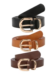 Opasek 'Malina' hnědá / koňaková / černá