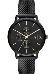 Uhr schwarz / gold
