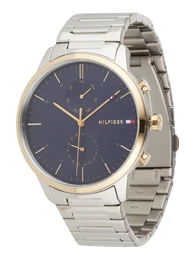 Uhr dunkelblau / gold / silber