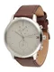 TOMMY HILFIGER Uhr nude / kastanienbraun / silber