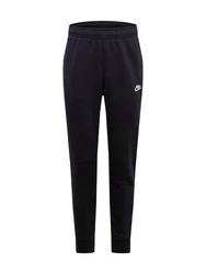 Nike Sportswear Hose 'Club Fleece' schwarz/weiß