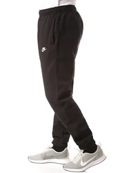 Nike Sportswear Hose 'Club Fleece' schwarz/weiß