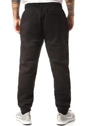 Nike Sportswear Hose 'Club Fleece' schwarz/weiß