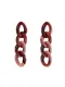 MANGO Náušnice ''''FRANCES''''  bordó