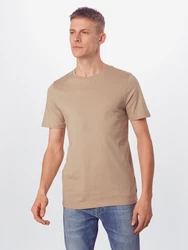 Jack & Jones T-Shirt JJEORGANIC BASIC TEE SS O-NECK NOOS beige