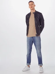 Jack & Jones T-Shirt JJEORGANIC BASIC TEE SS O-NECK NOOS beige