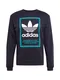 ADIDAS ORIGINALS Shirt ''''tongue label'''' schwarz / weiß / grün