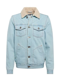 Jacke ''''Sherpa'''' blue denim