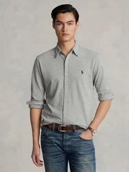 Polo Ralph Lauren Hemd graumeliert