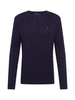 Polo Ralph Lauren Pullover 'Driver' navy / rot
