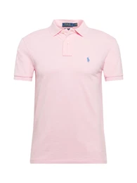 Poloshirt hellblau / altrosa
