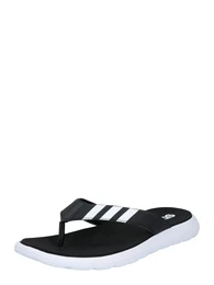 Zehentrenner 'Comfort' schwarz / wei