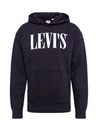 LEVI''''S Hoodie ''''OVERSIZED GRAPHIC'''' weiß / schwarz
