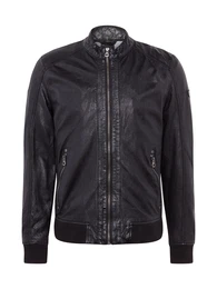 Lederjacke ''''GBGrahan LDRV'''' schwarz
