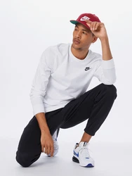 Nike Sportswear Shirt Club MEN'S LONG-SLEEVE T-SHIRT schwarz/weiß