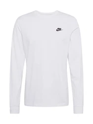Nike Sportswear Shirt Club MEN'S LONG-SLEEVE T-SHIRT schwarz/weiß