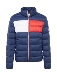 Winterjacke '''' TJM Essential Down '''' dunkelblau / weiß / rot