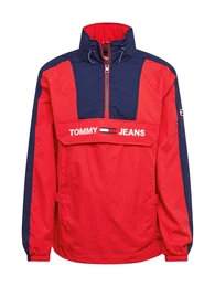 Windbreaker ''''COLORBLOCK POPOVER'''' rot / dunkelblau