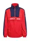 Tommy Jeans Windbreaker ''''COLORBLOCK POPOVER'''' rot / dunkelblau