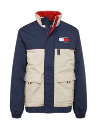 Winterjacke ''''TJM COLORBLOCK JACKET'''' rot / dunkelblau / weiß